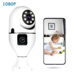 V380 Pro Dual-Lens Wi-Fi Smart Bulb Camera