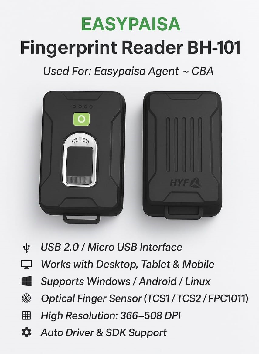 BH101 Biometrics Fingerprint Reader/Scanner