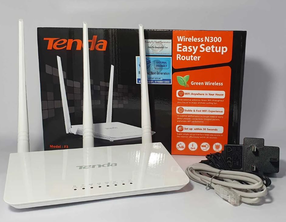 Tenda F3 Wifi Extender Router