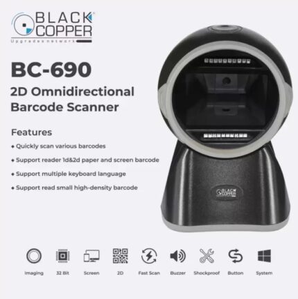 Black Copper BC-690, 2D Omnidirectional Barcode Scanner