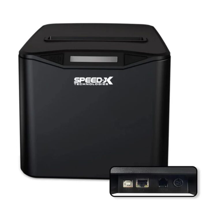 Speed-X SP-210UL | 80mm Thermal Receipt Printer | USB + LAN | Auto Cutter | High-Speed POS Printing