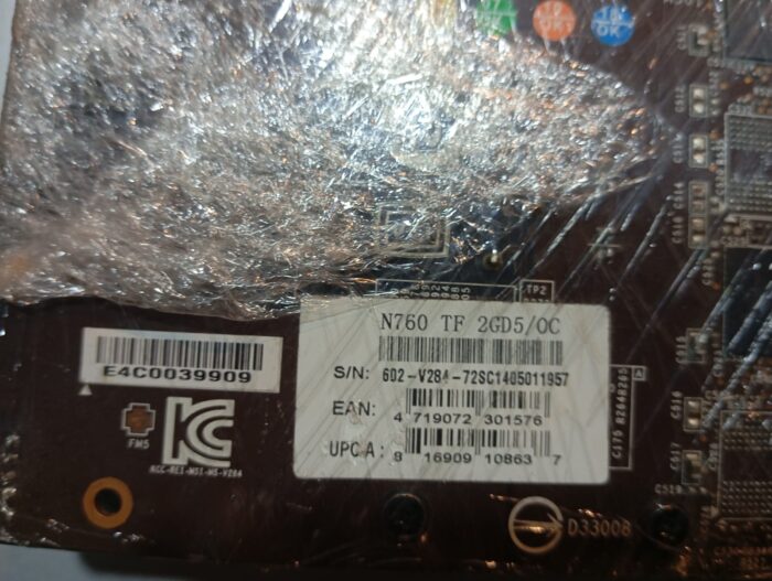 MSI GeForce GTX 760 Gaming OC Edition graphics card