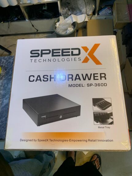 Speed-X Technologies cash drawer, model SP-360D.
