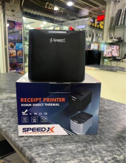 Speed-X SP-210UL | 80mm Thermal Receipt Printer | USB + LAN | Auto Cutter | High-Speed POS Printing